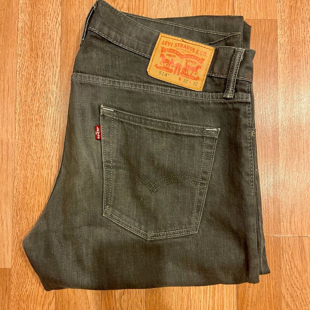 Levi’s 514 32W 32L VIP Straight Fit Grey